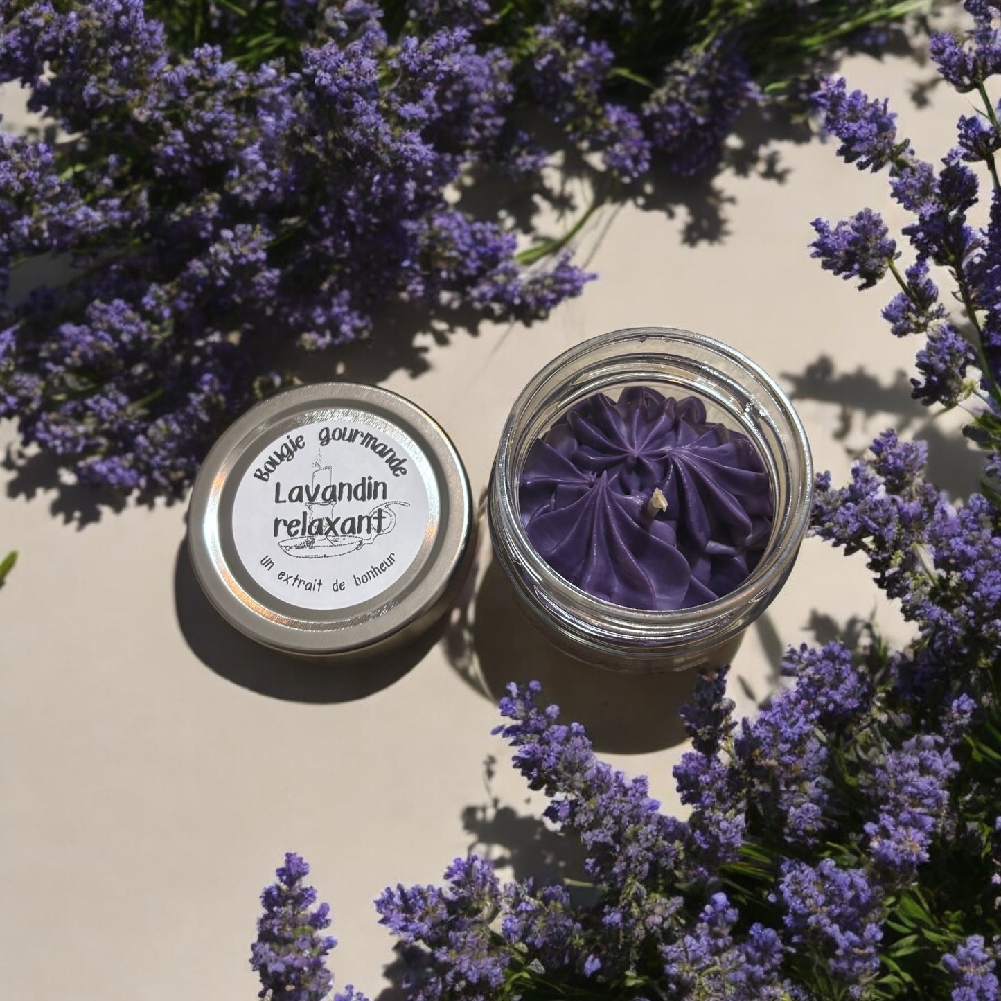 Bougie Gourmande - Lavandin relaxant -