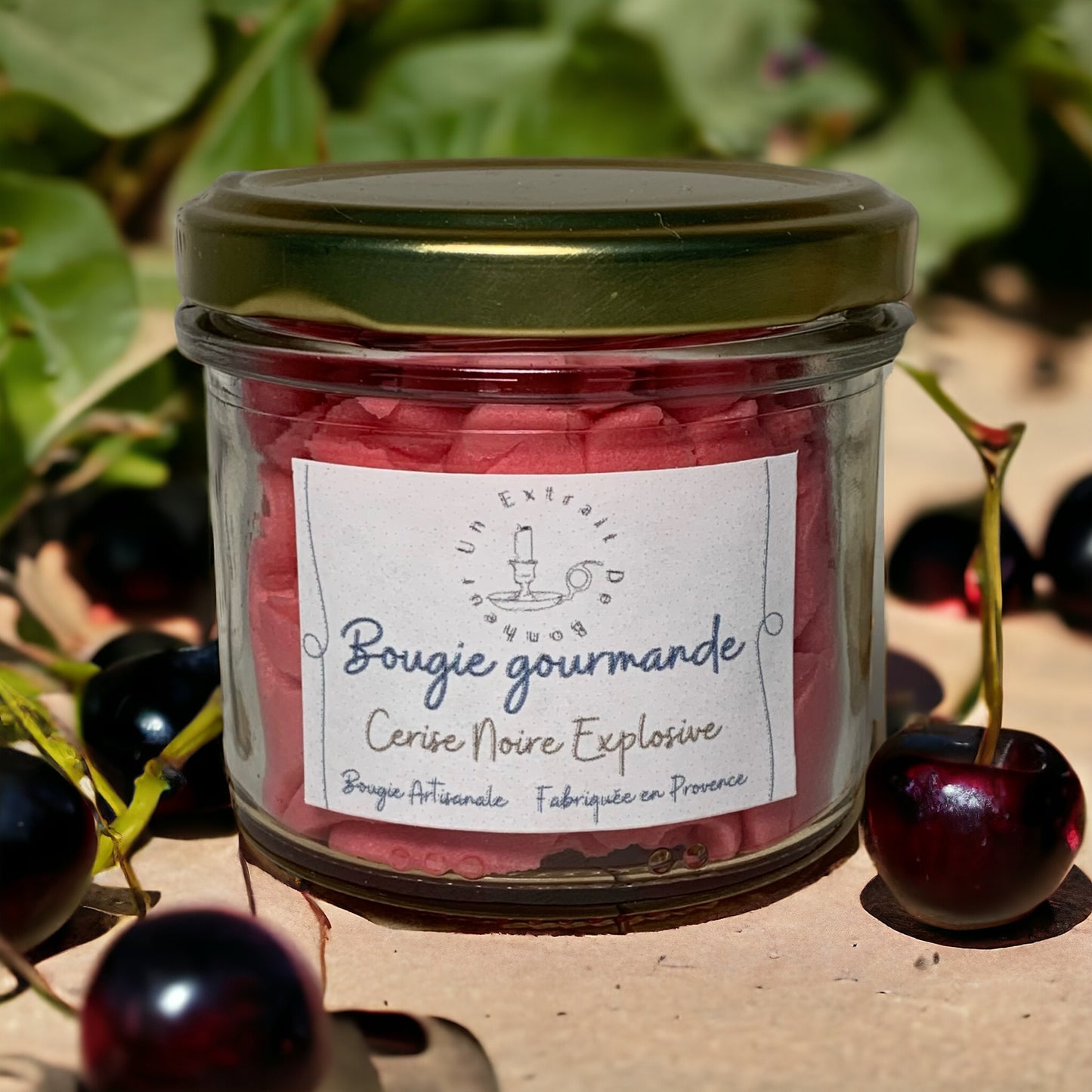 Bougie Gourmande - Cerise Noire Explosive -