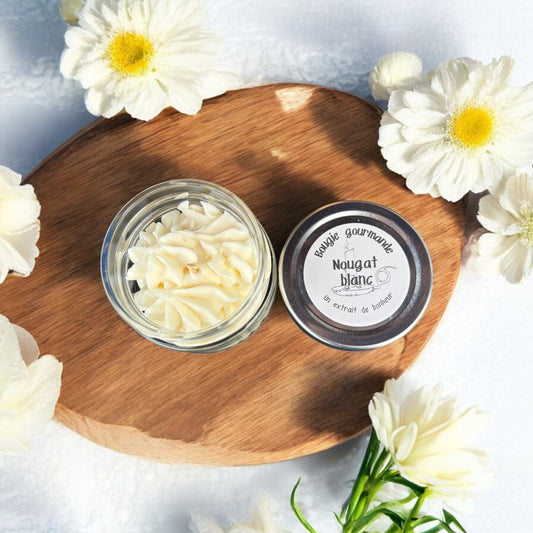 Gourmet Candle - White Nougat -
