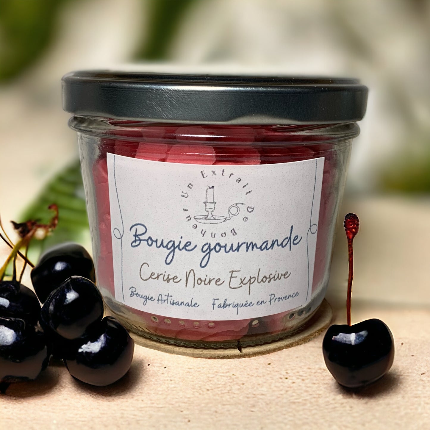 Bougie Gourmande - Cerise Noire Explosive -