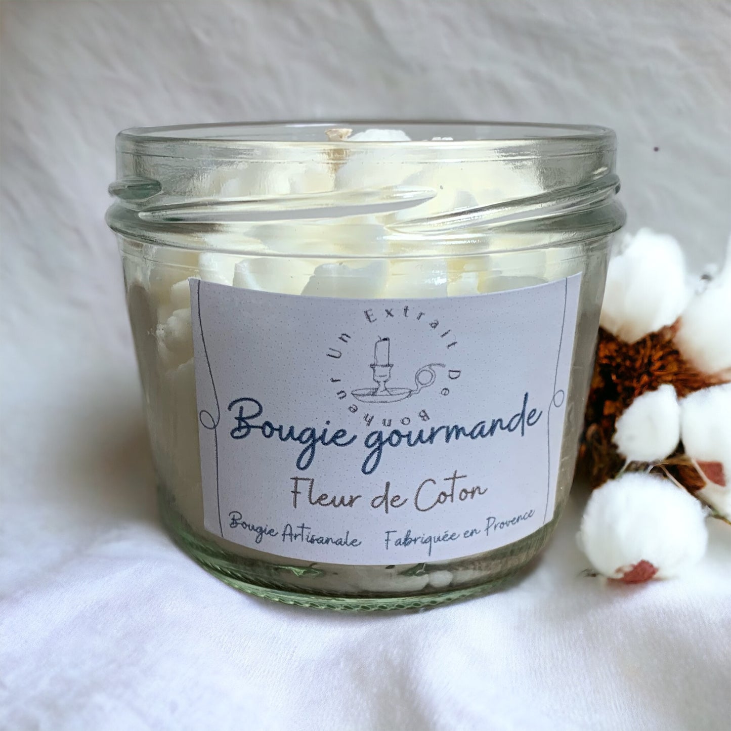 Bougie Gourmande - Fleur de Coton -