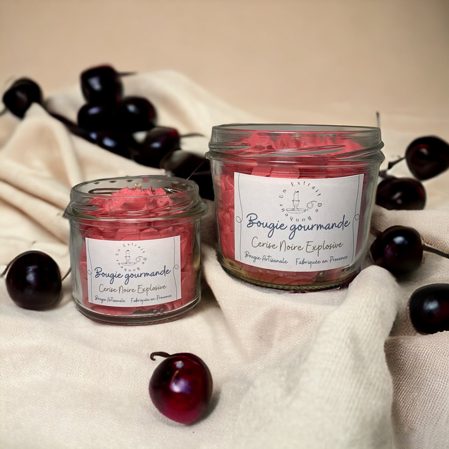 Bougie Gourmande - Cerise Noire Explosive -