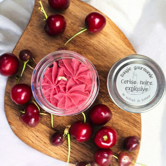 Bougie Gourmande - Cerise Noire Explosive -