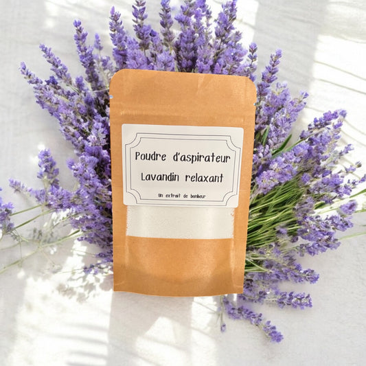 Poudre d'aspirateur - Lavandin relaxant -