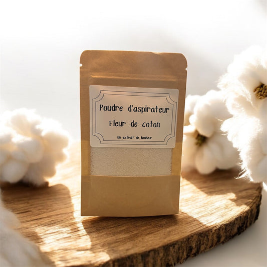 Poudre d'aspirateur 50G - Fleur de coton -