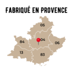 carte de la région PACA avec un point sur le 04