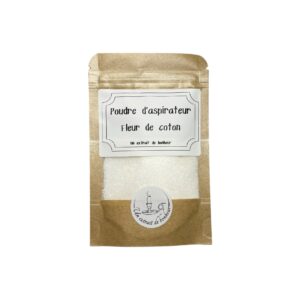 Poudre d&rsquo;aspirateur – Fleur de coton –