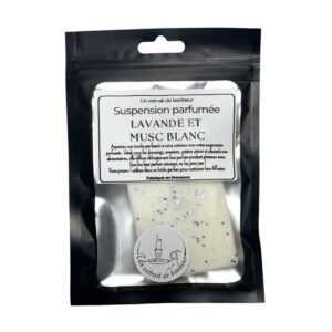 Suspension parfumée – Lavande et musc blanc –