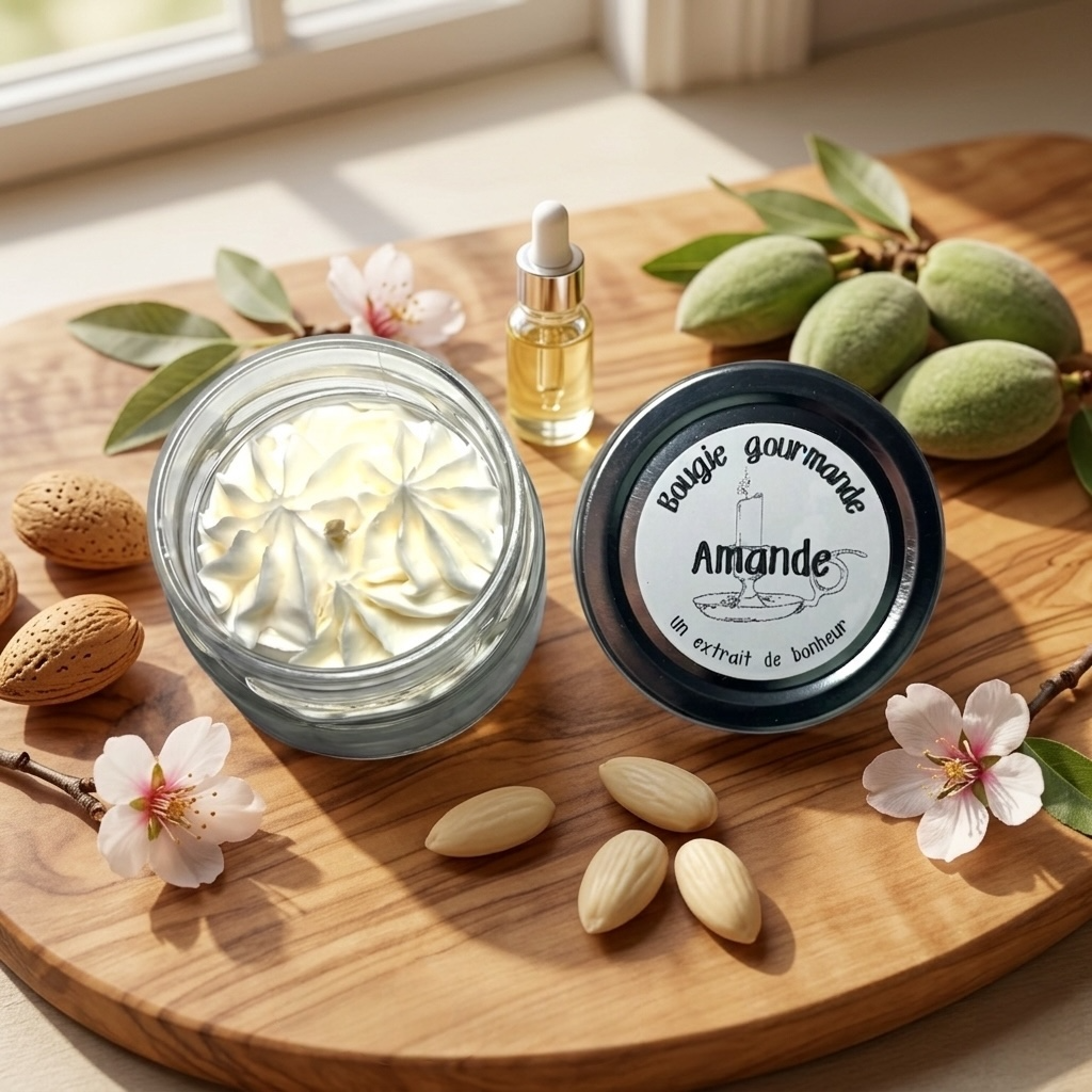 Bougie gourmande - Amande – Image 3